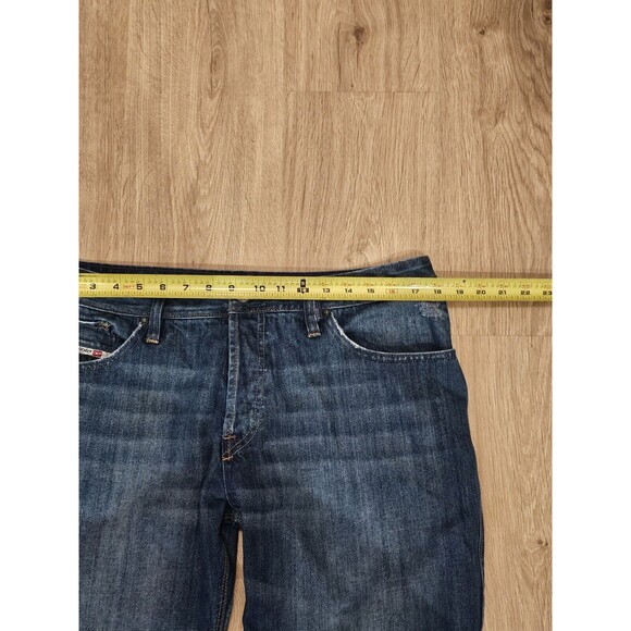 Vintage Y2K DIESEL ZAF 796 Flared Bootcut Jeans 36x30 Made in Italy Button Fly - Picture 9 of 14